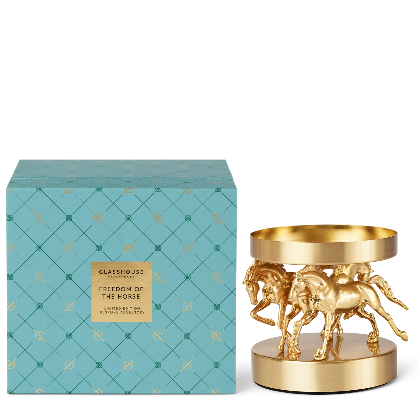 Glasshouse Freedom of the Horse Candle Holder