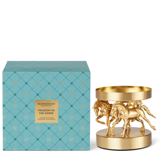 Glasshouse Freedom of the Horse Candle Holder