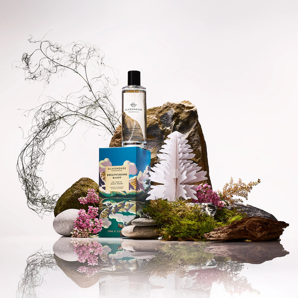 Glasshouse Breathtaking Banff 150mL Interior Fragrance & Paper Diffuser