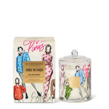 Glasshouse Oui Oui Emily 380g Candle - Limited Edition