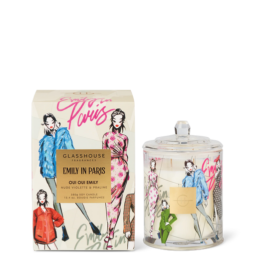 Glasshouse Oui Oui Emily 380g Candle - Limited Edition