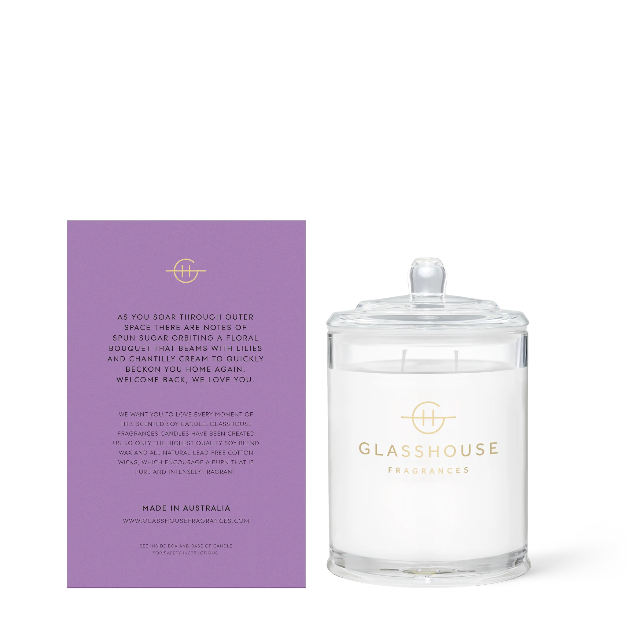 Glasshouse Moon and Back - Candle 380g