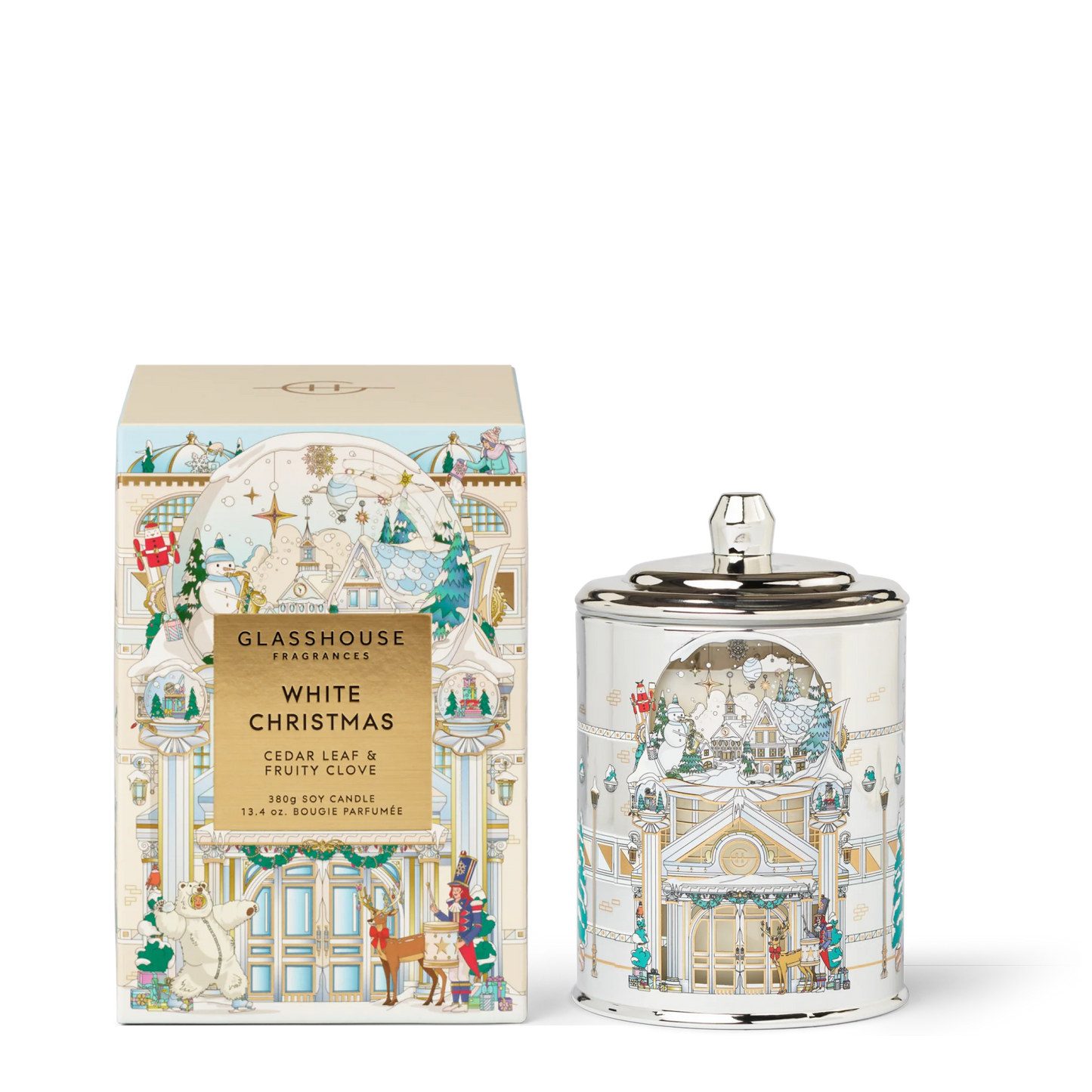 Glasshouse White Christmas Candle - 380g