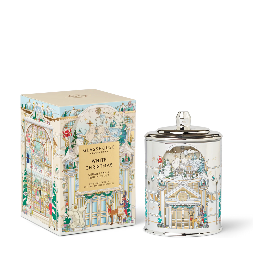 Glasshouse White Christmas Candle - 380g
