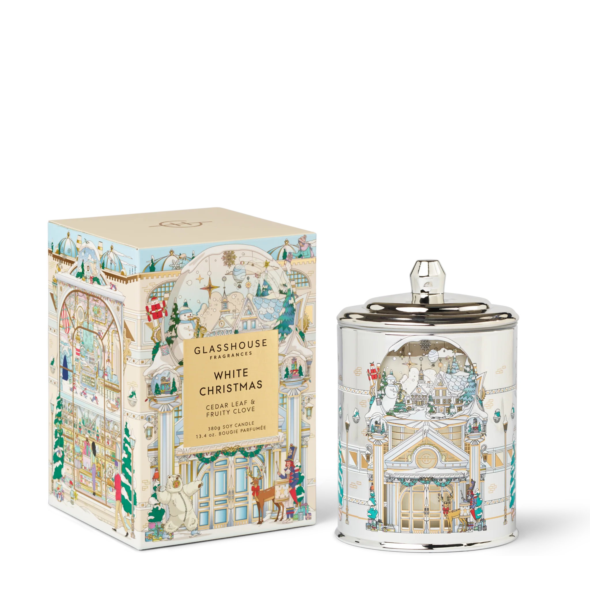 Glasshouse White Christmas Candle - 380g