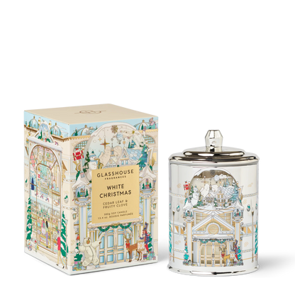 Glasshouse White Christmas Candle - 380g