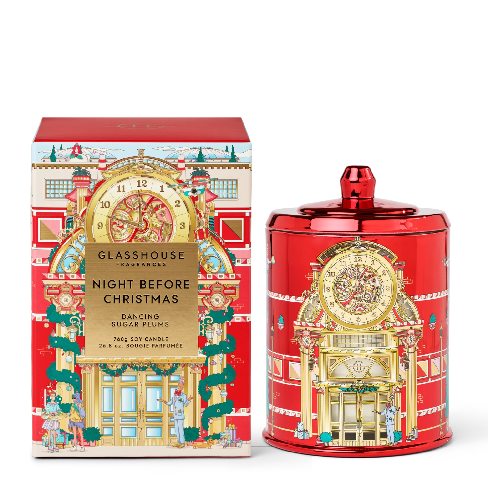 Glasshouse Night Before Christmas Candle - 760g