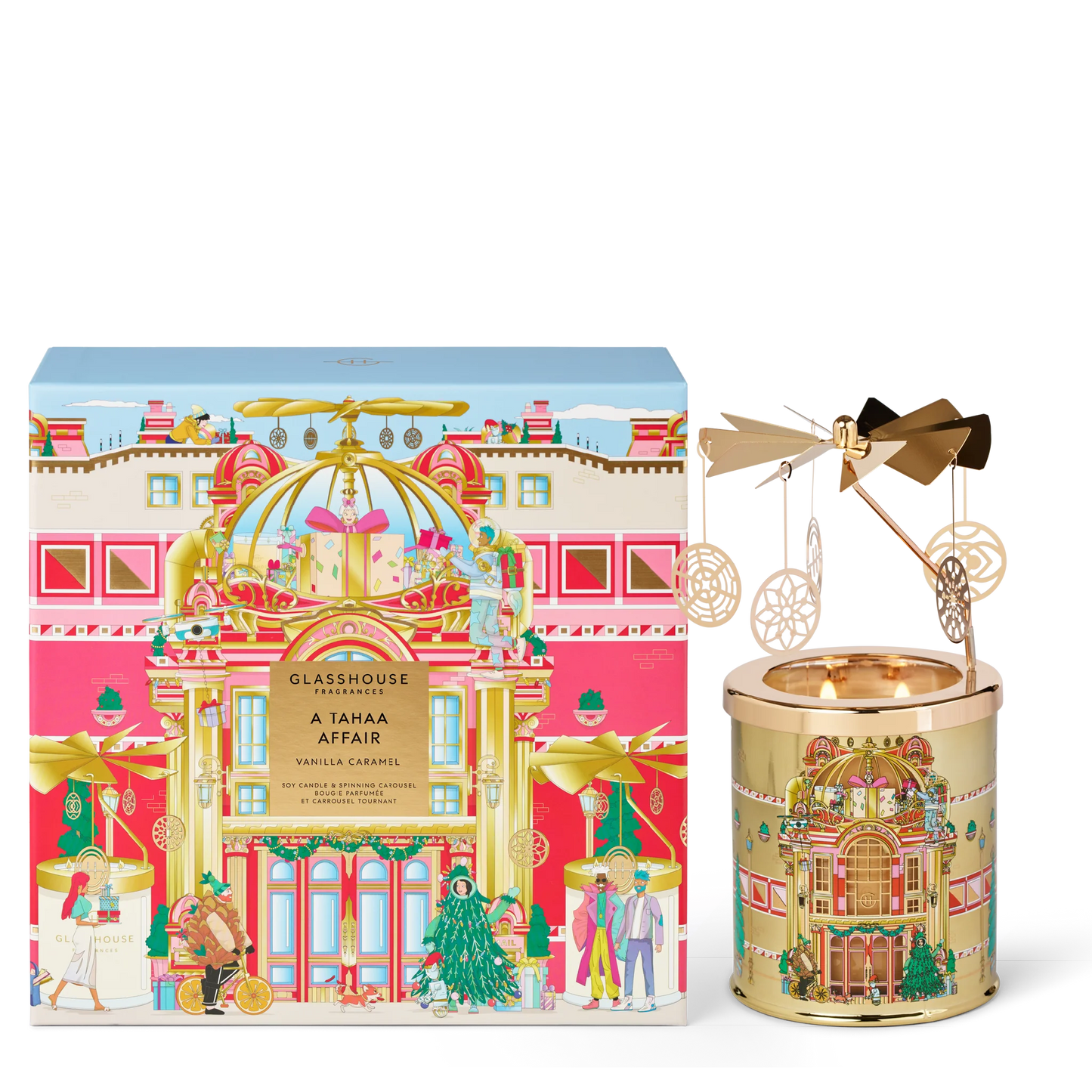 Glasshouse A Tahaa Affair 380g Candle & Spinning Carousel