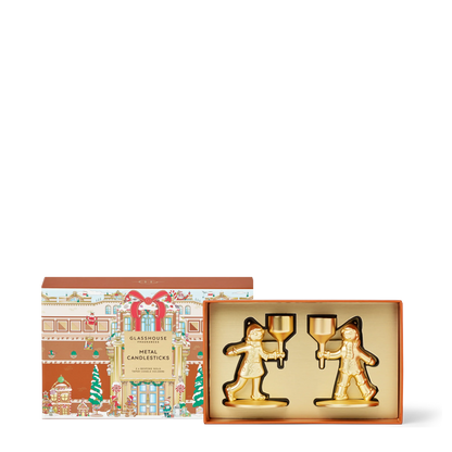 Glasshouse Metal Candlestick Holders