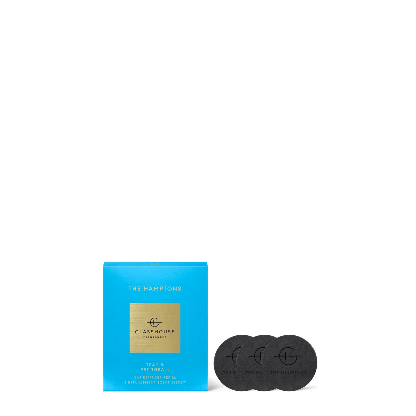 Glasshouse The Hamptons - Car Diffuser Replacement Disks