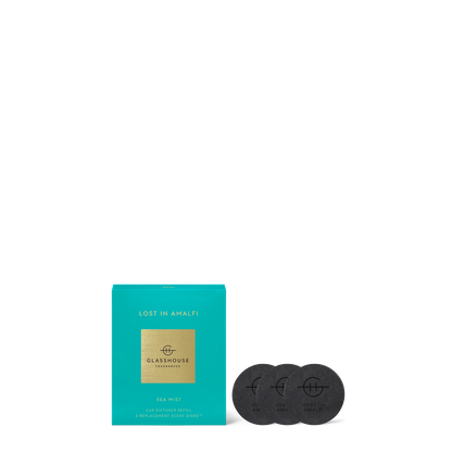 Glasshouse Lost in Amalfi- Car Diffuser Replacement Disks