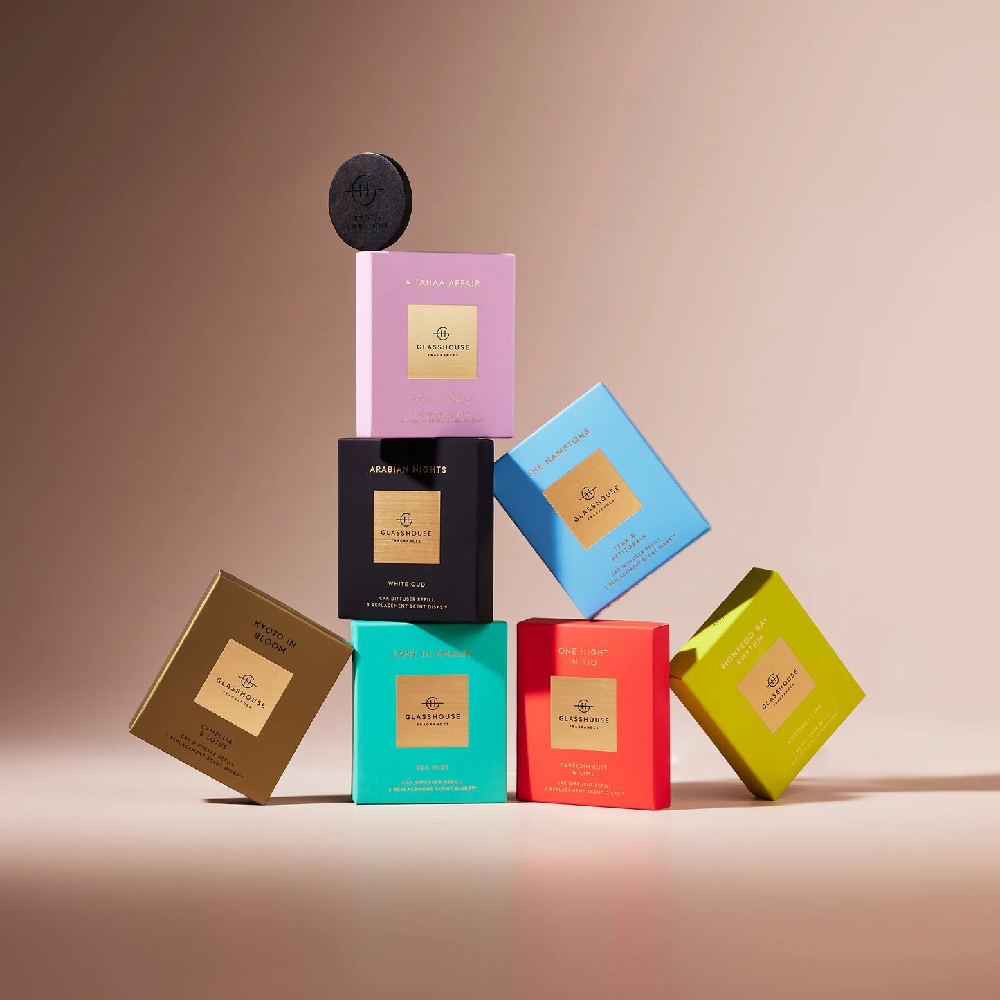 Glasshouse Montego Bay Rhythm - Car Diffuser Replacement Disks