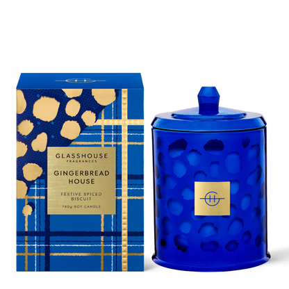 Glasshouse Gingerbread House 760g Candle