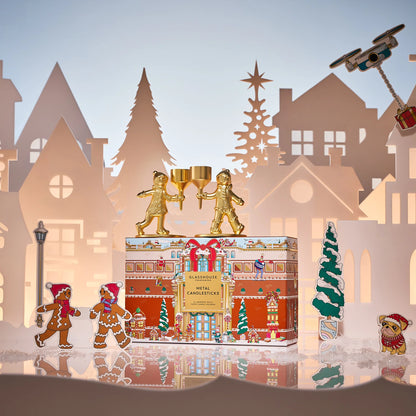 Glasshouse Metal Candlestick Holders