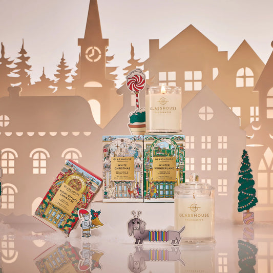 Glasshouse Christmas Trio Candles - 3x 60g