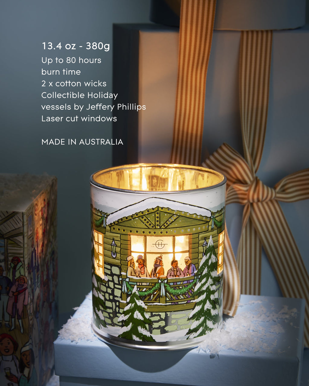 White Christmas 380g Candle - 2026 Christmas collection, image 2