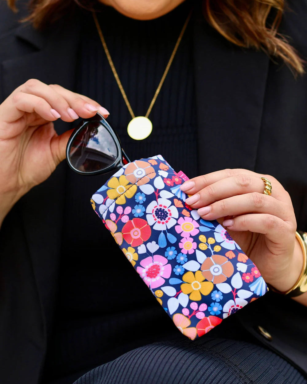 Liv & Milly Glasses Case - Flowers