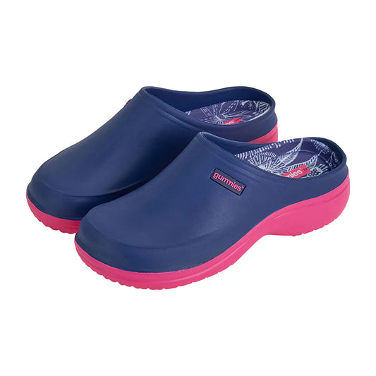 Gummies - Memory Foam Clog - Navy Natives
