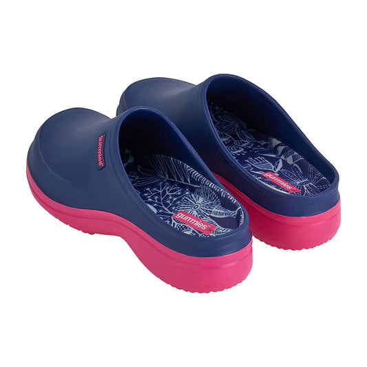 Gummies - Memory Foam Clog - Navy Natives