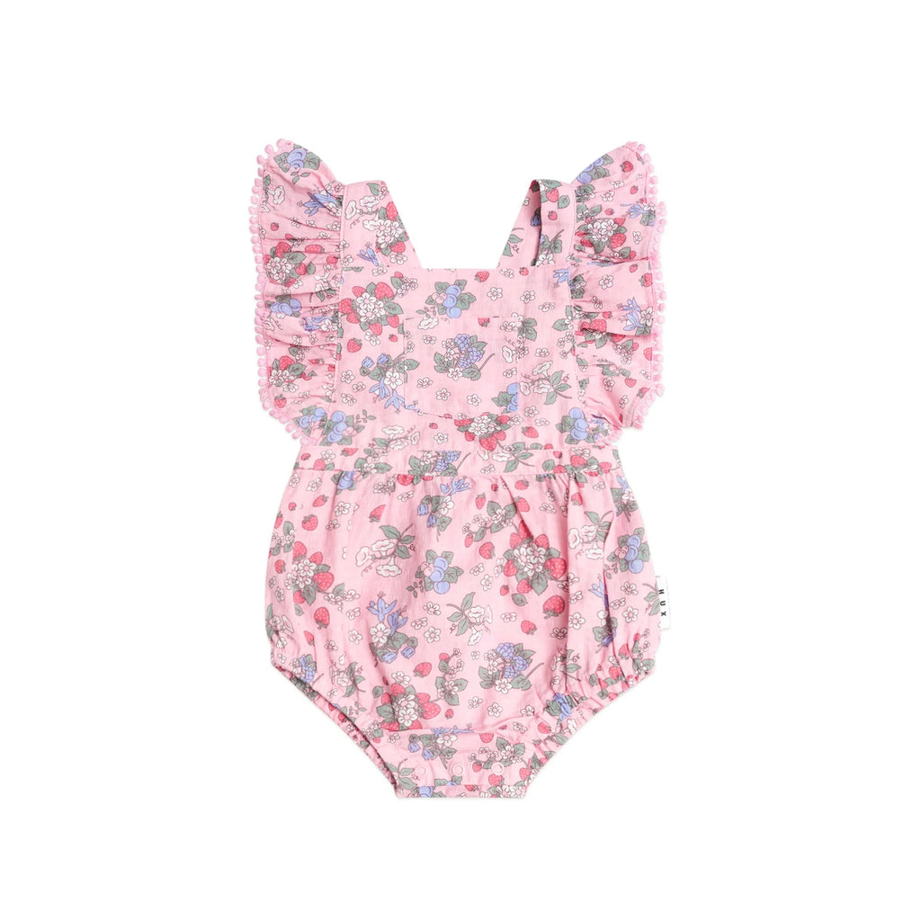 Huxbaby Strawberry Garden Playsuit