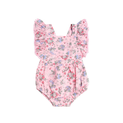 Huxbaby Strawberry Garden Playsuit