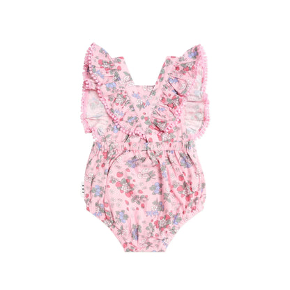 Huxbaby Strawberry Garden Playsuit