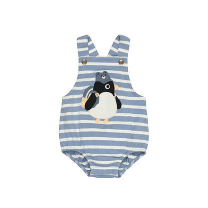 Huxbaby Percy Stripe Onesie | Lake
