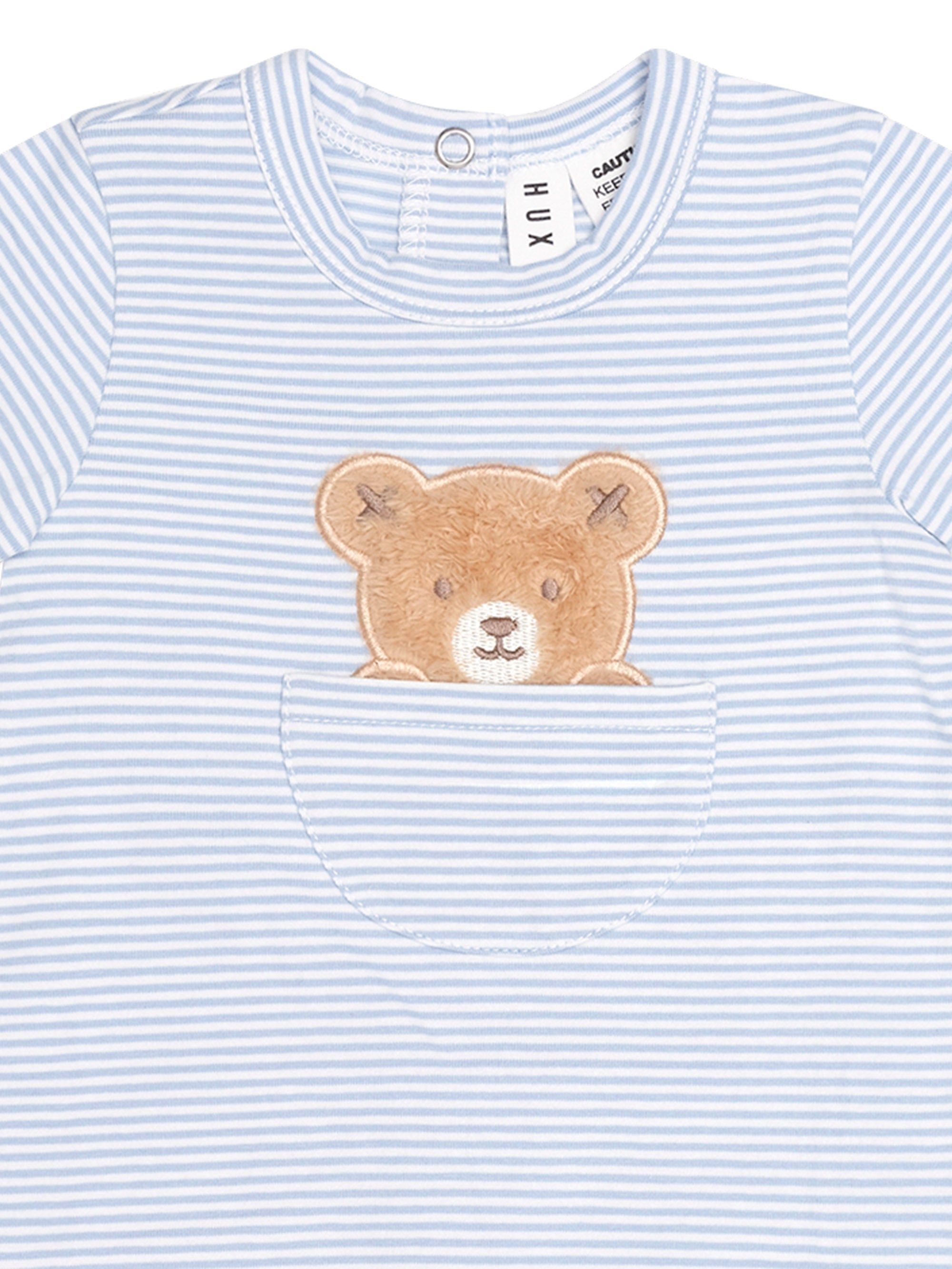 Huxbaby Peekaboo Hux Stripe Bodysuit