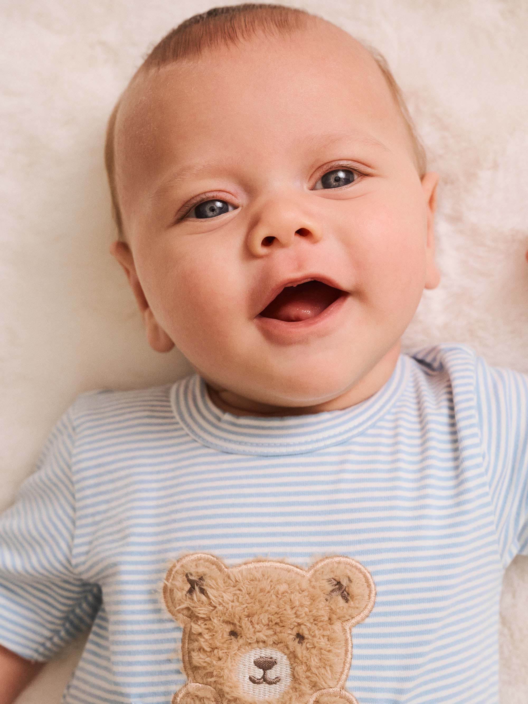 Huxbaby Peekaboo Hux Stripe Bodysuit