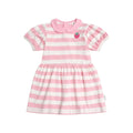 Huxbaby Strawberry Stripe Puff Sleeve Dress