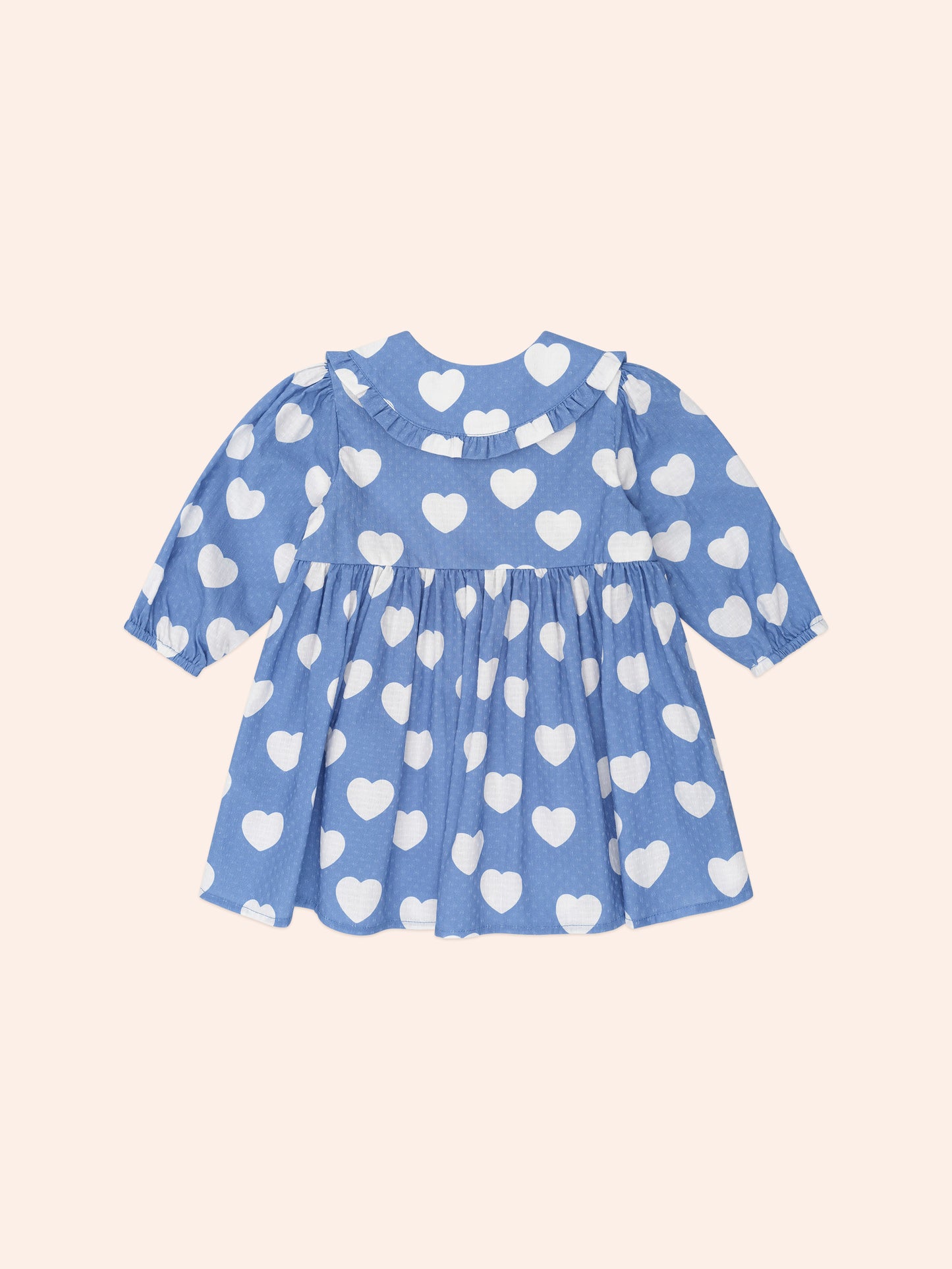 Huxbaby Frill Heart Collar Dress