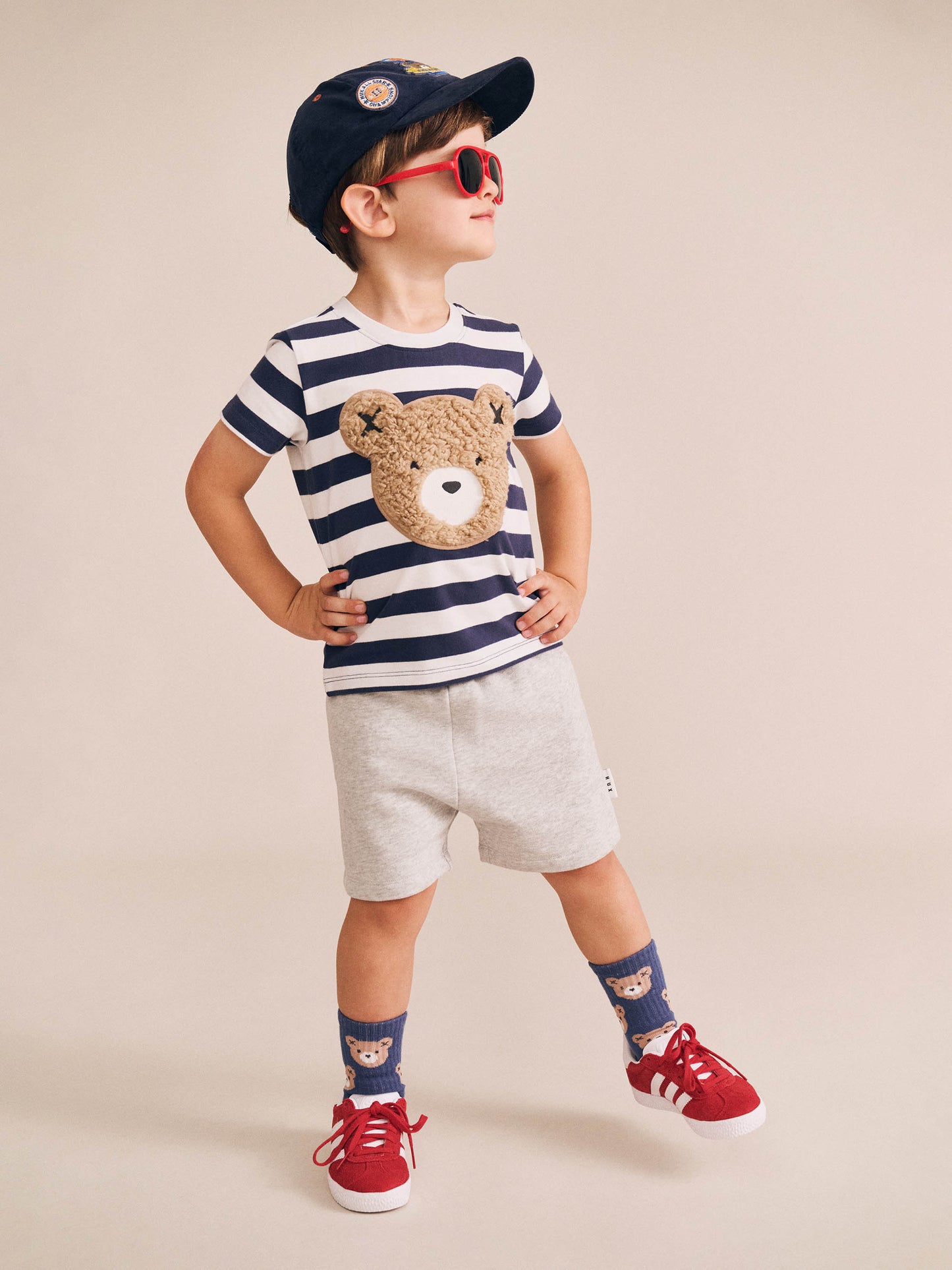 Huxbaby Furry Huxbear Stripe Tee