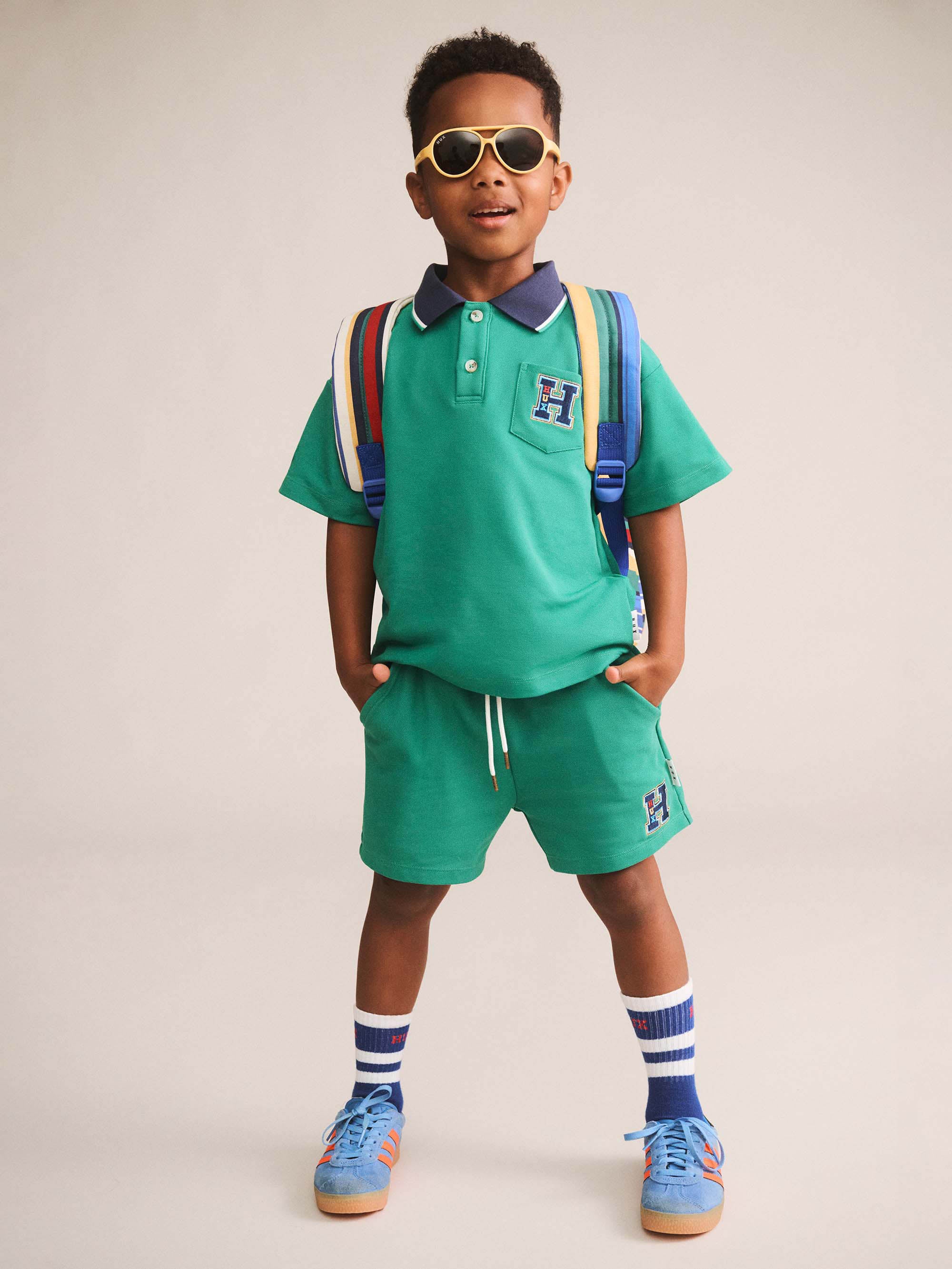 Huxbaby Collegiate Pique Polo
