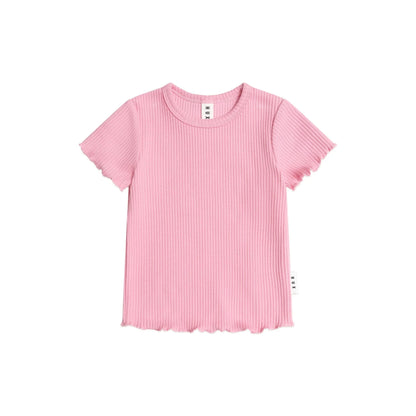 Huxbaby Pink Rib Tee