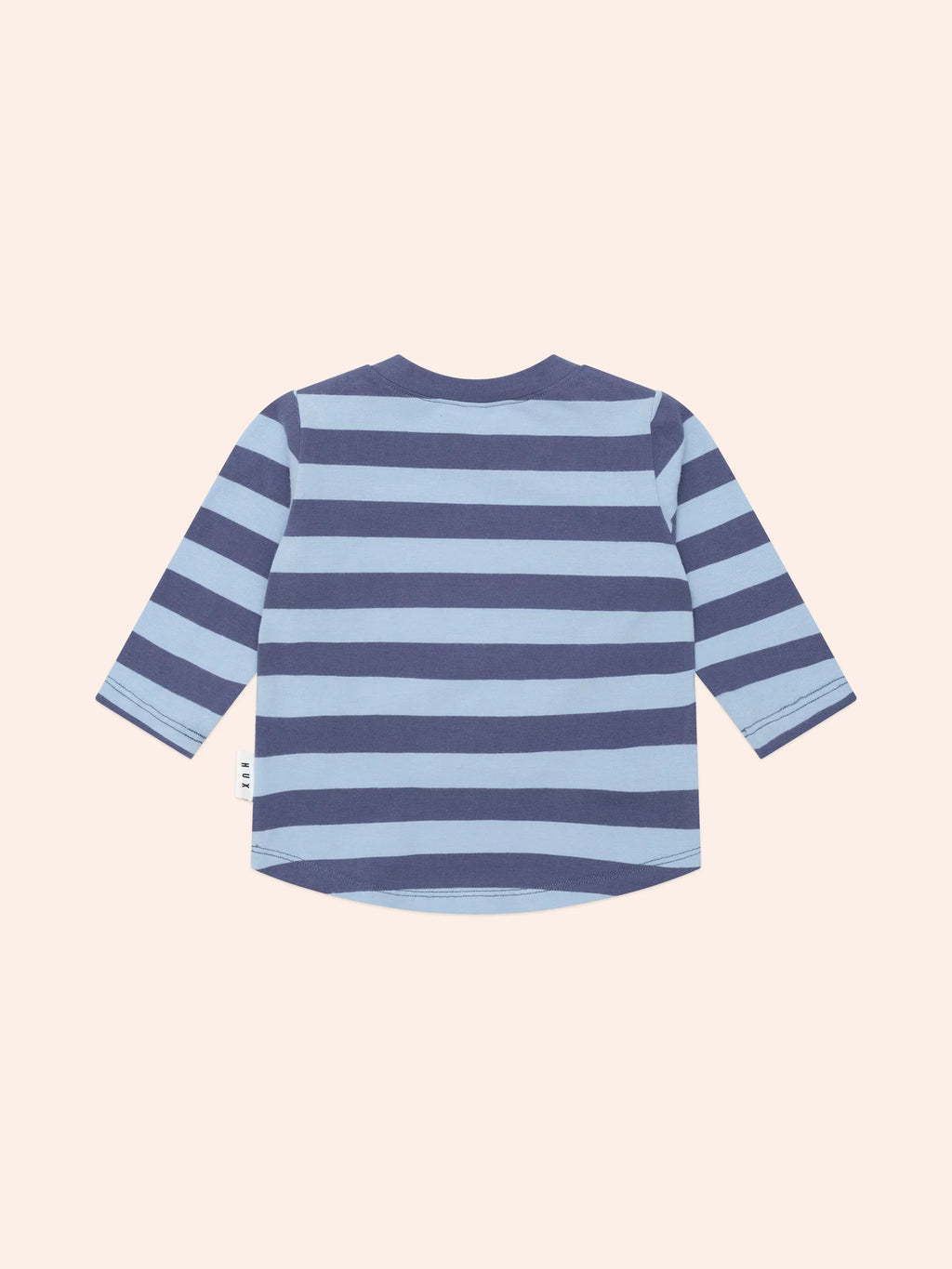 Huxbaby Furry Hux Blue Stripe Bear Top
