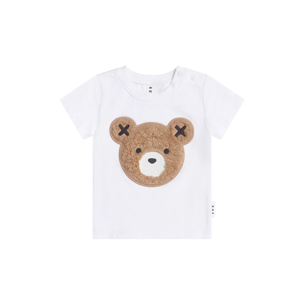 Huxbaby Furry Huxbear Crisp White Tee