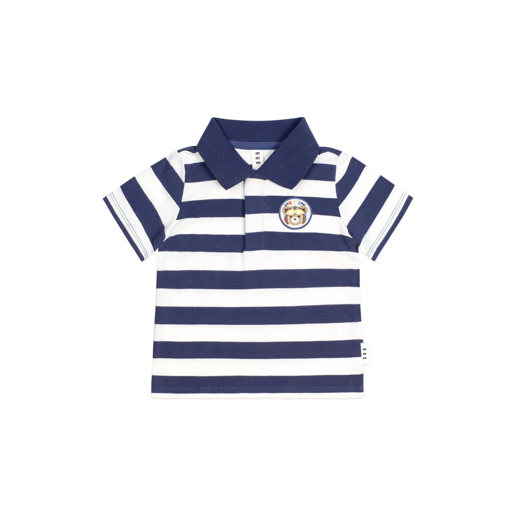Huxbaby Stripe Polo Tee