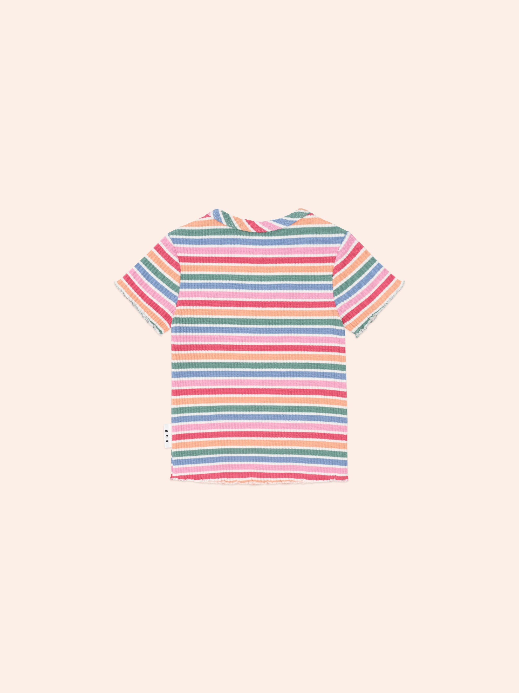 Huxbaby Tutti Frutti Stripe Rib Tee