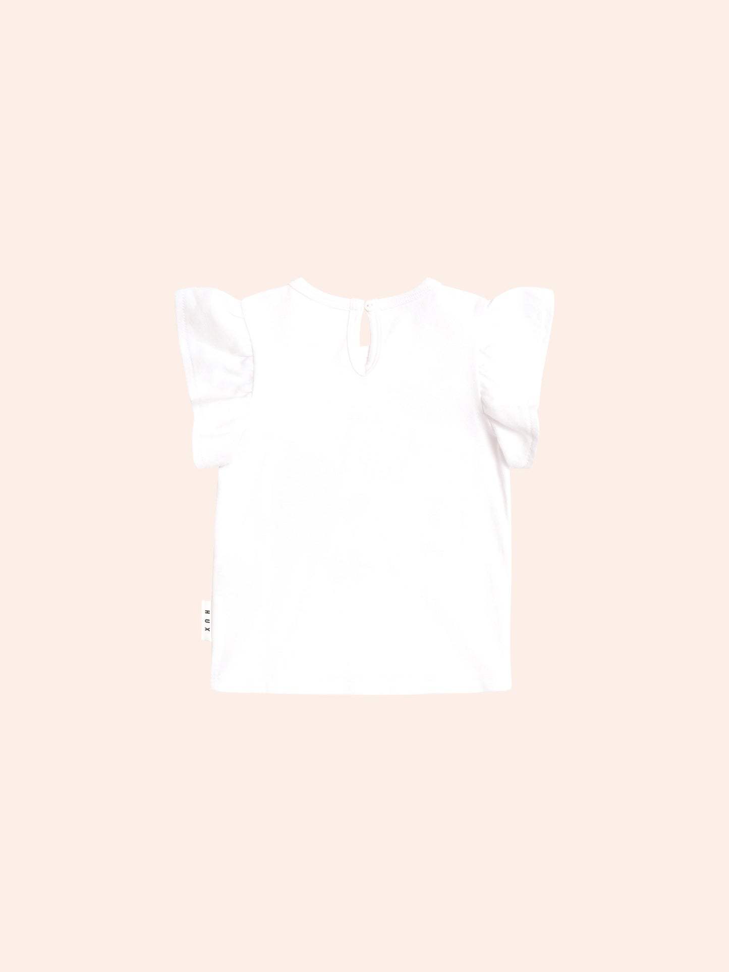 Huxbaby Cherry Bow Frill Sleeve Tee