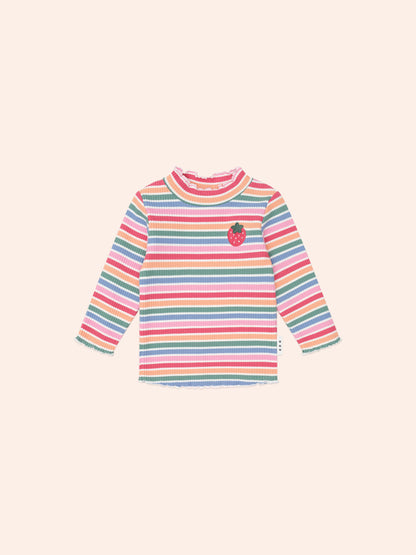 Huxbaby Tutti Frutti Stripe Rib Skivvy