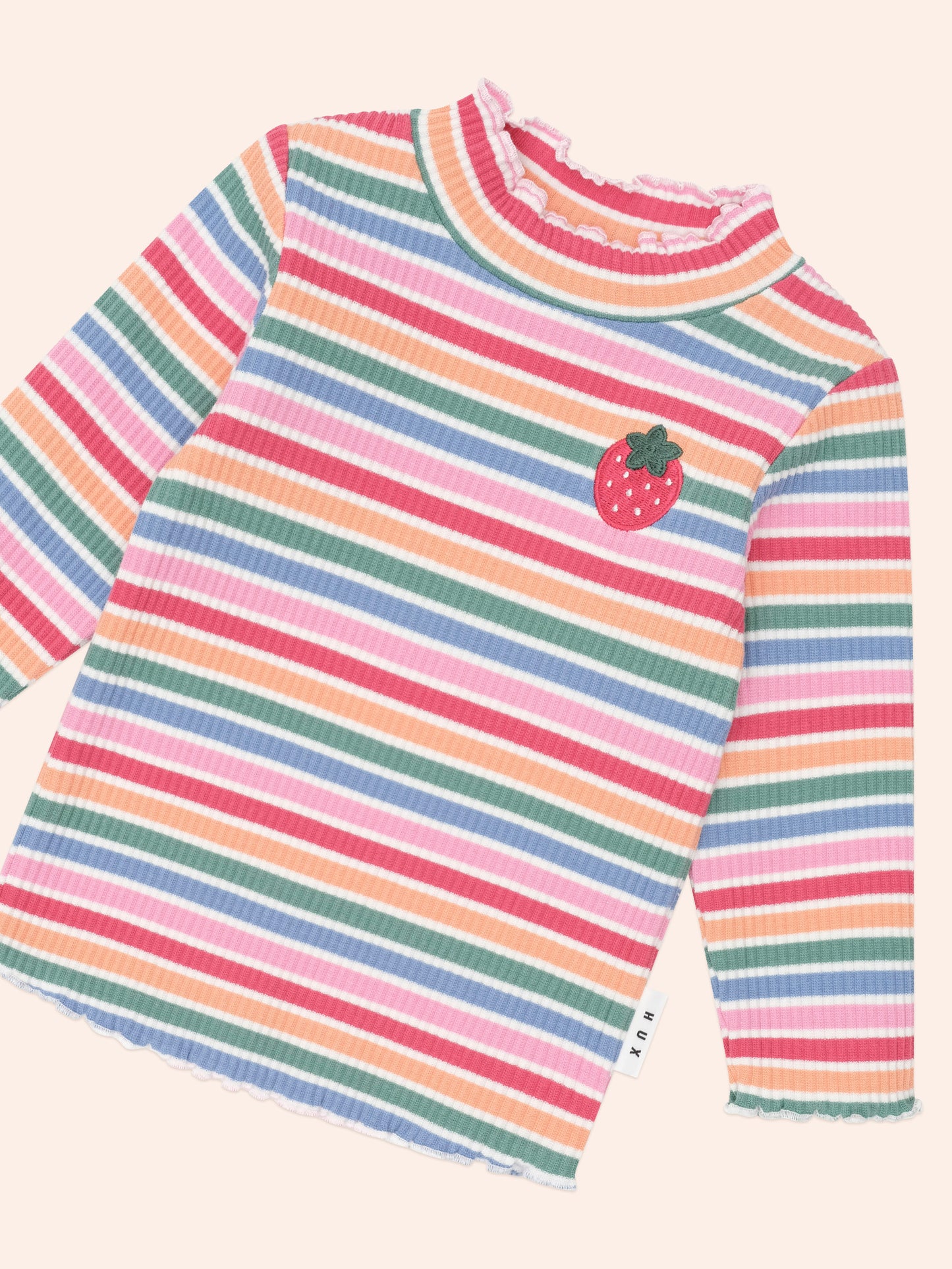 Huxbaby Tutti Frutti Stripe Rib Skivvy