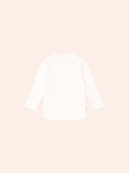 Huxbaby Almond Milk Ribbed Skivvy