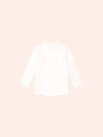 Huxbaby Almond Milk Ribbed Skivvy