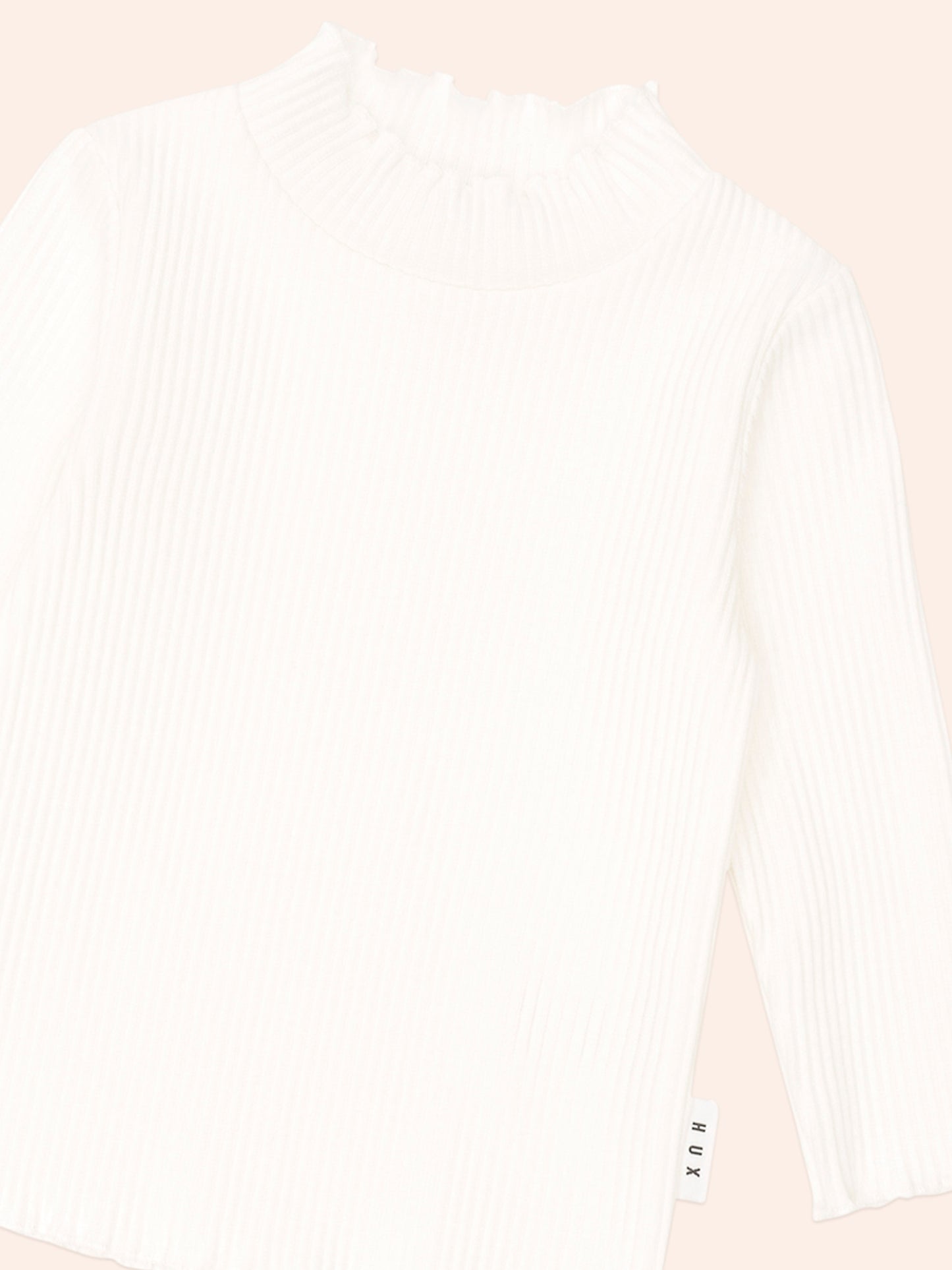 Huxbaby Almond Milk Ribbed Skivvy