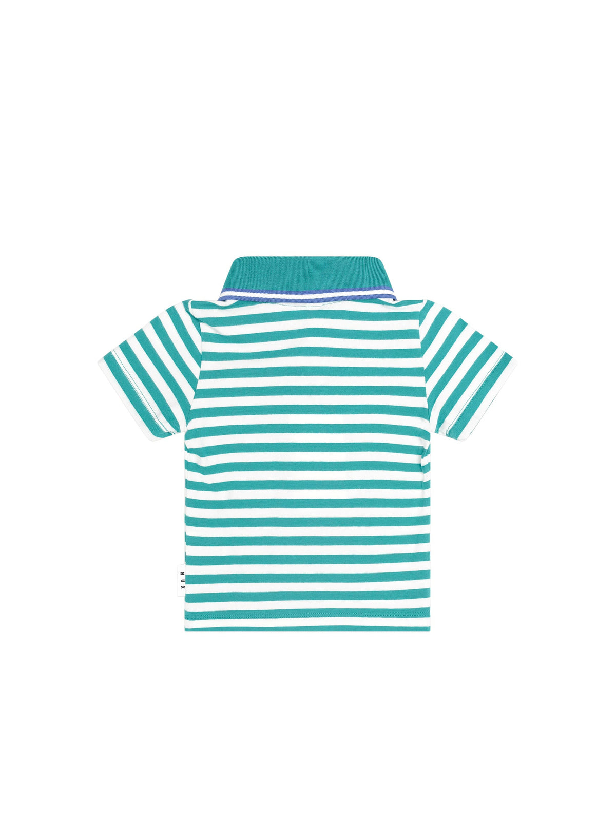Huxbaby Green Stripe Polo