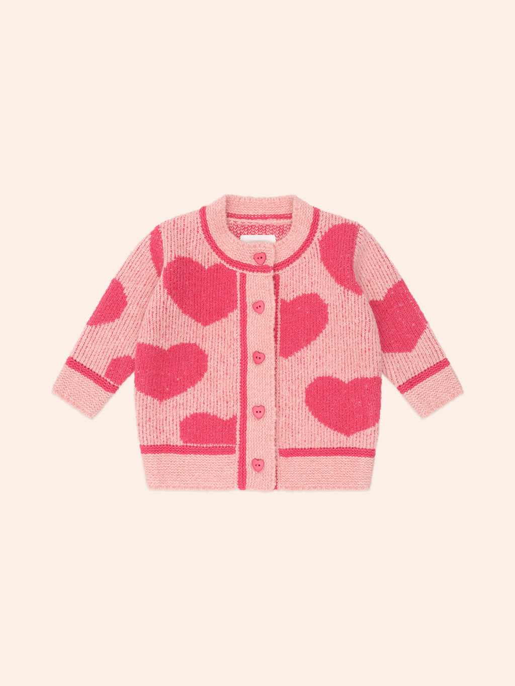 Huxbaby Heart Tipped Cardi