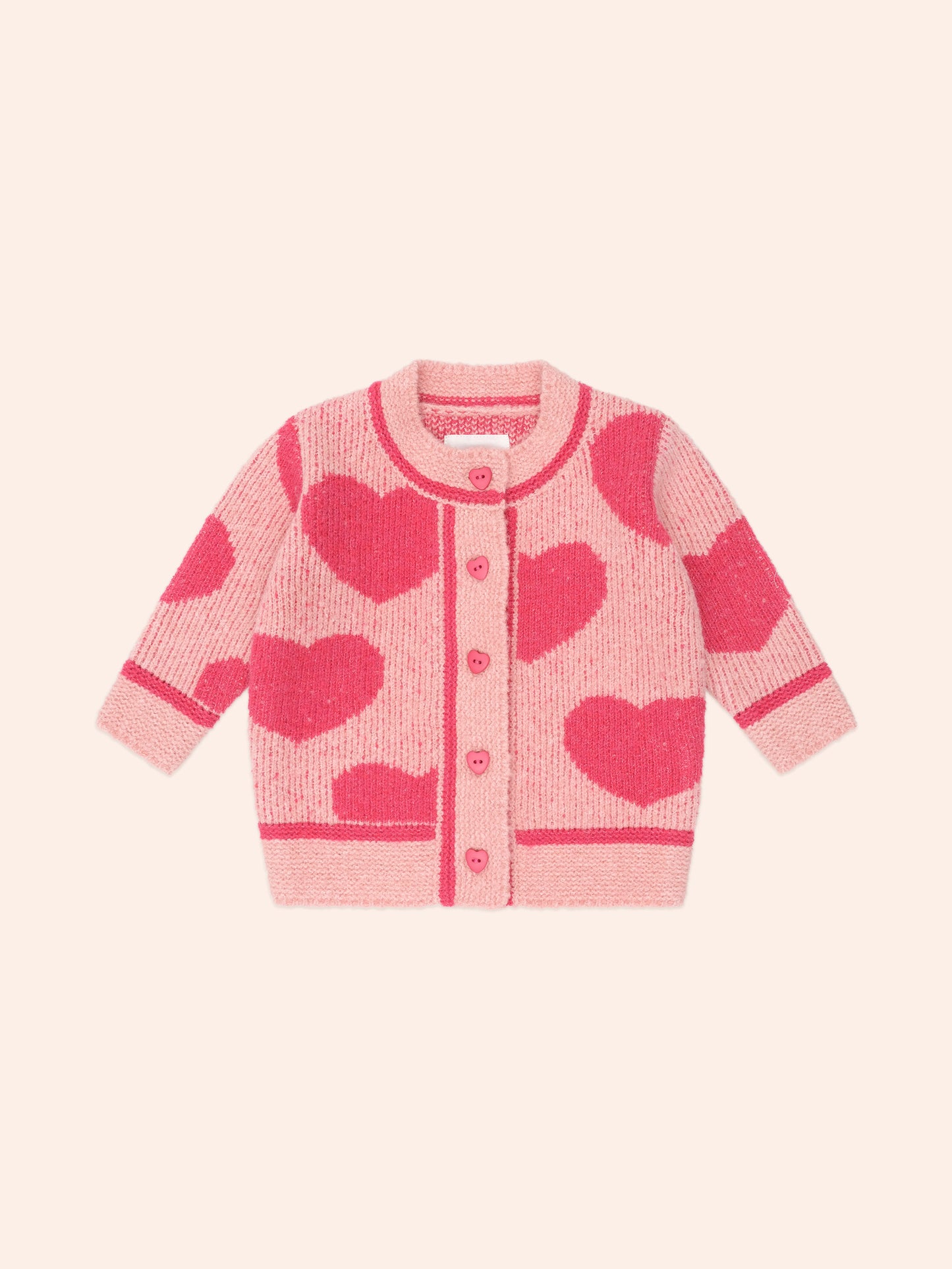 Huxbaby Heart Tipped Cardi