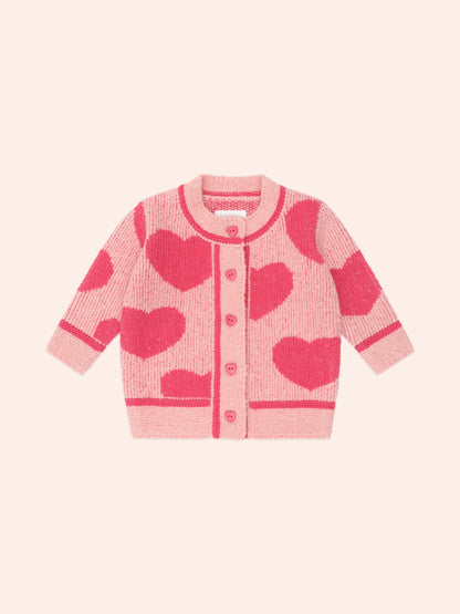Huxbaby Heart Tipped Cardi