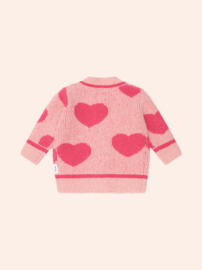 Huxbaby Heart Tipped Cardi