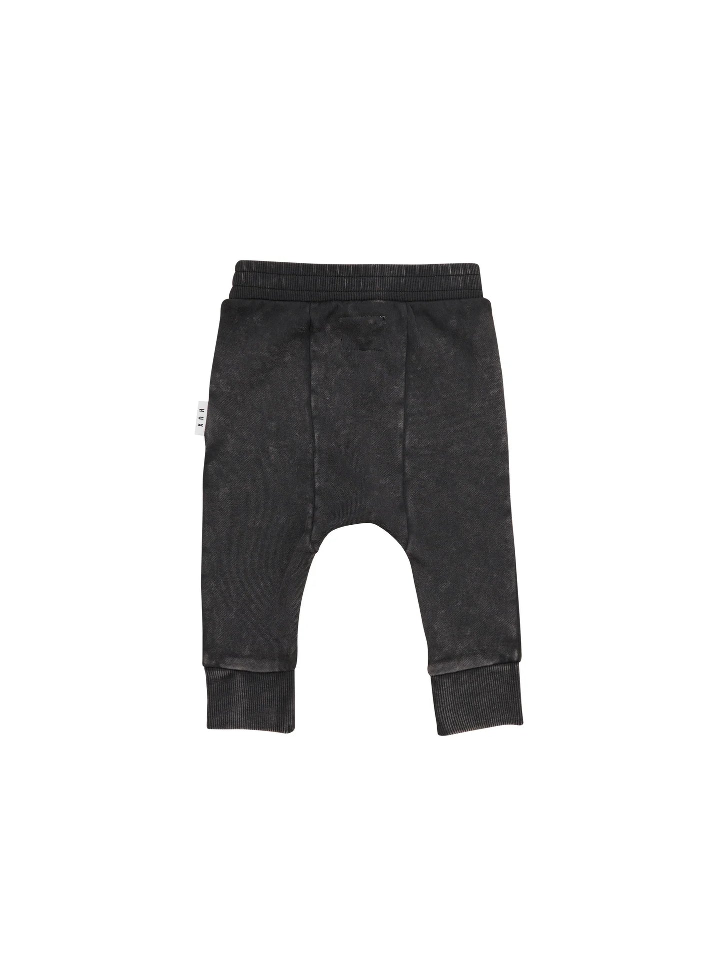 Huxbaby Vintage Black Pocket Drop Crotch Pant